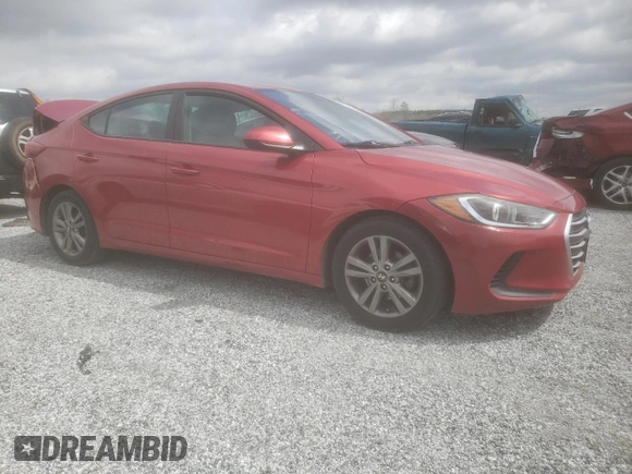 2017 Hyundai Elantra SE with VIN 5NPD84LF6HH140084, listed as a Copart auction lot 49101885 with 165,593 mi miles and Salvage Title. Bid and sale history available at DreamBid. Image 4.