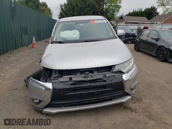 2018 Mitsubishi Outlander ES with VIN JA4AZ3A32JZ014056, listed as a Copart auction lot 53721885 with 75,336 mi miles and Salvage title. Bid and sale history available at DreamBid. Image 5.
