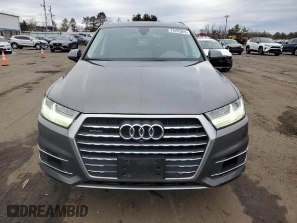 2019 Audi Q7 Premium Plus with VIN WA1LAAF7XKD013901, listed as a Copart auction lot 47856365 with 87,419 mi miles and Salvage Title. Bid and sale history available at carsss.com. Image 5.