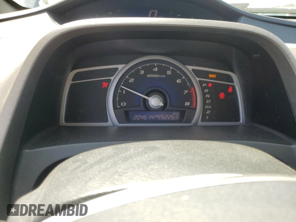 2008 Honda Civic Cpe LX with VIN 2HGFG12658H516389, listed as a Copart auction lot 51164055 with 204,514 mi miles and Salvage Title. Bid and sale history available at carsss.com. Image 9.