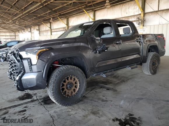 2025 Toyota Tundra 4WD SR with VIN 5TFLA5DB8SX243584, listed as a Copart auction lot 41913525 with 2,936 mi miles and Salvage Title. Bid and sale history available at carsss.com. Image 1.