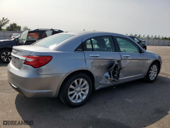2013 Chrysler 200 Limited with VIN 1C3CCBCG0DN583238, listed as a Copart auction lot 69601454 with 157,853 mi miles and Non Repairable. Bid and sale history available at carsss.com. Image 3.
