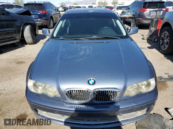 2002 BMW 3 Series 330Ci with VIN WBABN53492PH00566, listed as a Copart auction lot 80041414 with Not Provided miles and Clean Title. Bid and sale history available at carsss.com. Image 5.