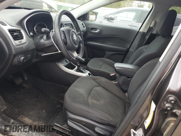 2018 Jeep Compass Sport with VIN 3C4NJCAB7JT136974, listed as a Copart auction lot 50920255 with 107,557 mi miles and Non Repairable. Bid and sale history available at carsss.com. Image 7.