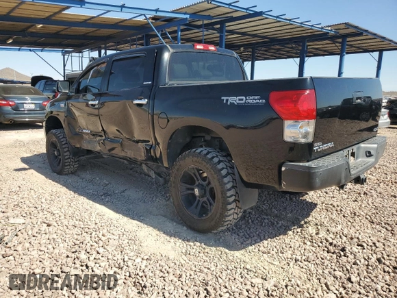 2008 Toyota Tundra 4WD Truck LTD with VIN 5TFDV58138X062606, listed as a Copart auction lot 74028164 with 166,844 mi miles and Salvage Title. Bid and sale history available at carsss.com. Image 2.