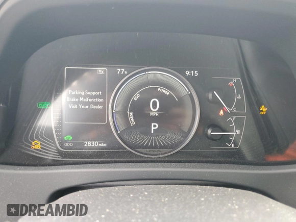 2024 Lexus UX 250h Premium z VIN JTHP9JBH7R2078126, wystawiony jako Copart lot #59212525 z przebiegiem 2 830 mil mil oraz Szkoda całkowita • Salvage title. Historia ofert i sprzedaży dostępna na DreamBid. Obrazek 9.