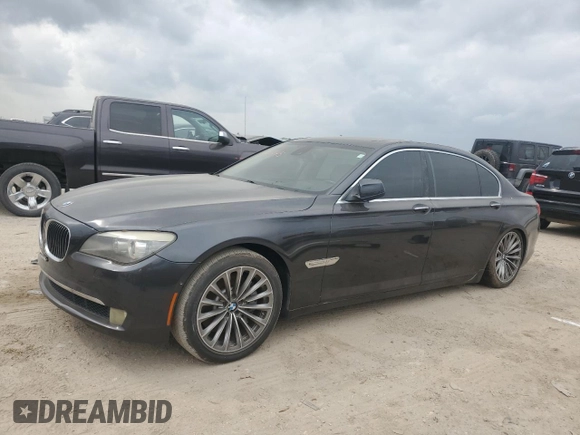 2012 BMW 7 Series 750Li with VIN WBAKB8C59CC962970, listed as a Copart auction lot 54011145 with 111,007 mi miles and Clean Title. Bid and sale history available at carsss.com. Image 1.