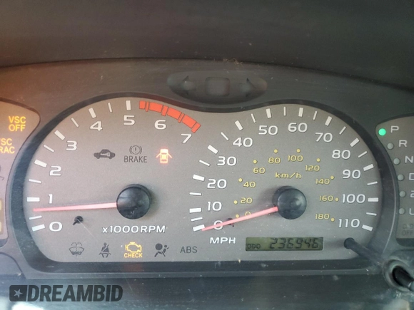 2003 Toyota Sequoia SR5 with VIN 5TDBT44A03S188921, listed as a Copart auction lot 52680205 with 236,946 mi miles and Salvage Title. Bid and sale history available at DreamBid. Image 9.