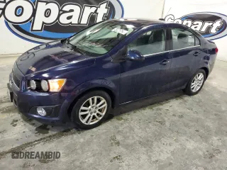 2015 Chevrolet Sonic LT with VIN 1G1JC5SG5F4129834, listed as a Copart auction lot 54968525 with 140,183 mi miles and Clean title. Bid and sale history available at DreamBid. Image 1.