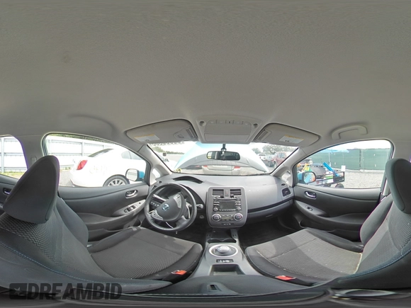 2015 Nissan LEAF SV with VIN 1N4AZ0CP9FC316237, listed as a Copart auction lot 66060053 with 48,475 mi miles. Bid and sale history available at carsss.com. Image 13.
