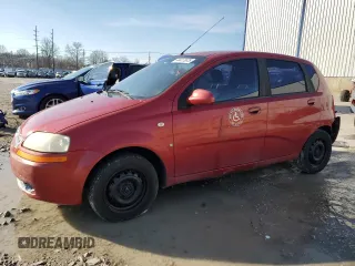 2008 Chevrolet Aveo LS with VIN KL1TD66618B010348, listed as a Copart auction lot 44417675 with 185,986 mi miles and Non Repairable. Bid and sale history available at DreamBid. Image 1.