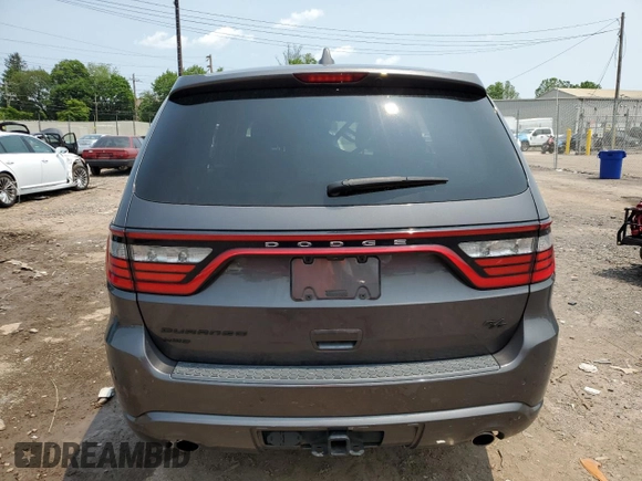 2017 Dodge Durango R/T with VIN 1C4SDJCTXHC677558, listed as a Copart auction lot 60278515 with 47,323 mi miles and Salvage title. Bid and sale history available at DreamBid. Image 6.
