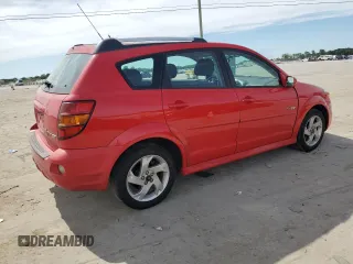 2006 Pontiac Vibe GT with VIN 5Y2SN65L76Z448997, listed as a Copart auction lot 57897854 with 131,498 mi miles and Salvage Title. Bid and sale history available at carsss.com. Image 3.