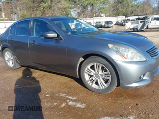 2011 Infiniti G25 Sedan Journey with VIN JN1DV6AP4BM601606, listed as a IAAI auction lot 41741371 with 163,388 mi miles. Bid and sale history available at carsss.com. Image 1.