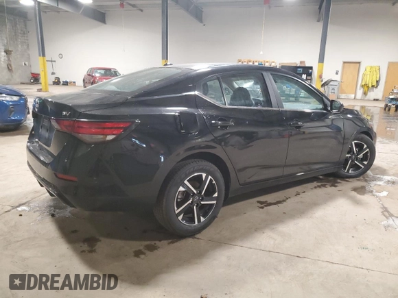 2024 Nissan Sentra SV with VIN 3N1AB8CV2RY336369, listed as a Copart auction lot 60107985 with 21,482 mi miles and Clean title. Bid and sale history available at DreamBid. Image 3.