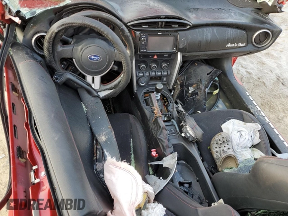 2014 Subaru BRZ Limited with VIN JF1ZCAC18E9601075, listed as a Copart auction lot 68123794 with 0 mi miles and Salvage Title. Bid and sale history available at carsss.com. Image 8.
