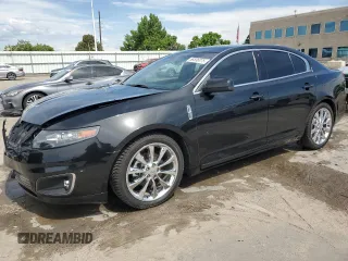 2010 Lincoln MKS EcoBoost with VIN 1LNHL9FT3AG615548, listed as a Copart auction lot 58536075 with 35,422 mi miles and Salvage title. Bid and sale history available at DreamBid. Image 1.