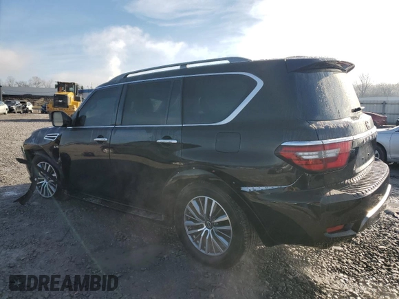 2021 Nissan Armada SL z VIN JN8AY2BC8M9145034, wystawiony jako Copart lot #42877325 z przebiegiem 76 272 mil mil oraz Szkoda całkowita • Salvage title. Historia ofert i sprzedaży dostępna na DreamBid. Obrazek 2.