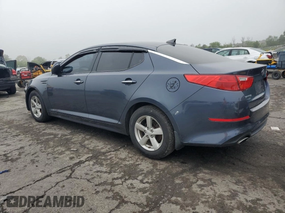2015 Kia Optima LX z VIN KNAGM4A70F5554315, wystawiony jako Copart lot #57434125 z przebiegiem 109 200 mil mil oraz Czysty tytuł • Clean title. Historia ofert i sprzedaży dostępna na DreamBid. Obrazek 2.
