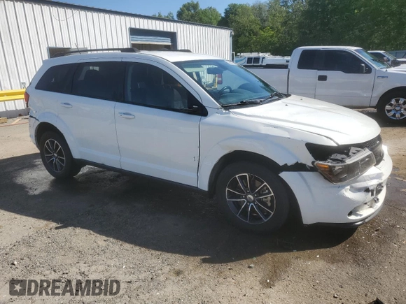 2018 Dodge Journey SE with VIN 3C4PDCAB6JT386173, listed as a Copart auction lot 52683195 with 133,440 mi miles and Salvage Title. Bid and sale history available at carsss.com. Image 4.