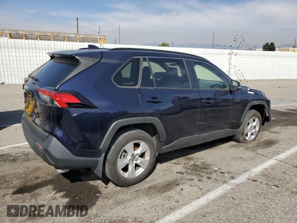2019 Toyota RAV4 XLE with VIN JTMP1RFV8KD513544, listed as a Copart auction lot 48754385 with Not Provided miles and Salvage Title. Bid and sale history available at DreamBid. Image 3.