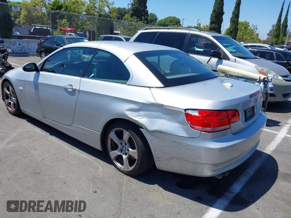 2007 BMW 3 Series 328i with VIN WBAWR33557PX78785, listed as a IAAI auction lot 42715324 with 141,544 mi miles and . Bid and sale history available at DreamBid. Image 3.