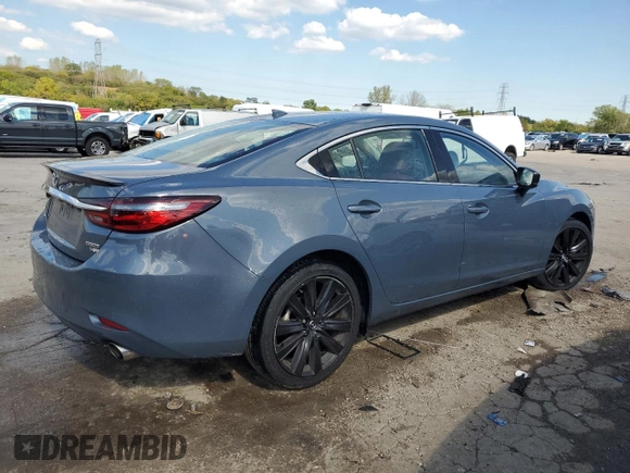 2021 Mazda 6 Grand Touring Reserve with VIN JM1GL1WY1M1616461, listed as a Copart auction lot 72760074 with 26,377 mi miles and Salvage Title. Bid and sale history available at DreamBid. Image 3.