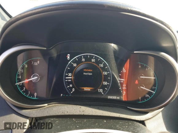 2015 Buick LaCrosse Leather with VIN 1G4GB5G36FF310001, listed as a Copart auction lot 56019685 with 206,299 mi miles and Salvage Title. Bid and sale history available at DreamBid. Image 9.
