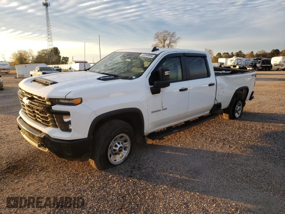 2024 Chevrolet Silverado 3500HD Work Truck with VIN 1GC4YSEY8RF271077, listed as a Copart auction lot 83349994 with 24,563 mi miles and Salvage Title. Bid and sale history available at carsss.com. Image 1.