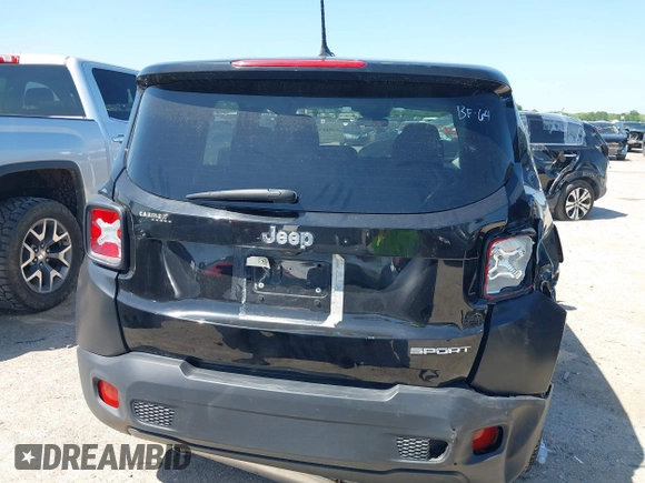 2017 Jeep Renegade Sport с VIN ZACCJAABXHPG17623, выставлен на аукционе IAAI как лот 42051751 с пробегом 102 172 миль миль и . История ставок и продаж доступна на DreamBid. Изображение 16.