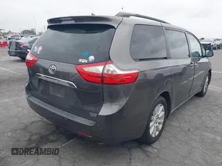 2015 Toyota Sienna Limited with VIN 5TDDK3DC4FS097372, listed as a IAAI auction lot 42204810 with 106,759 mi miles and . Bid and sale history available at DreamBid. Image 4.