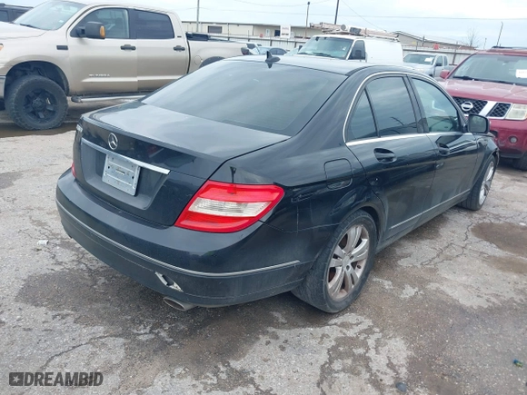 2009 Mercedes-Benz C-Class 3.0L Sport with VIN WDDGF54X29R047918, listed as a IAAI auction lot 41891198 with 1 mi miles. Bid and sale history available at carsss.com. Image 4.