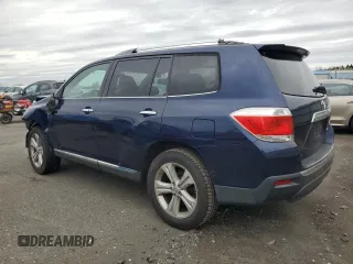 2012 Toyota Highlander Limited with VIN 5TDDK3EH4CS161514, listed as a Copart auction lot 51595545 with 162,068 mi miles and Salvage Title. Bid and sale history available at carsss.com. Image 2.