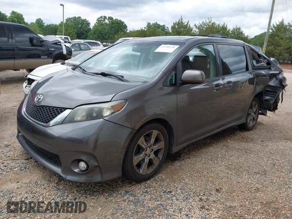 2012 Toyota Sienna SE with VIN 5TDXK3DC2CS235211, listed as a IAAI auction lot 42390354 with 242,602 mi miles and . Bid and sale history available at DreamBid. Image 18.