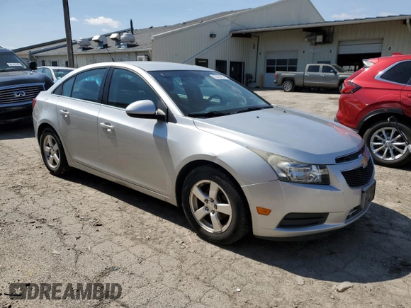 2013 Chevrolet Cruze 1LT with VIN 1G1PC5SB3D7184924, listed as a Copart auction lot 53326355 with 170,359 mi miles and Salvage Title. Bid and sale history available at DreamBid. Image 4.