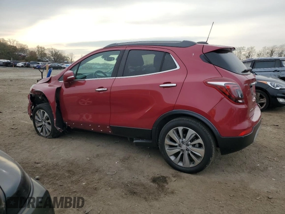 2018 Buick Encore Preferred with VIN KL4CJASB5JB665152, listed as a Copart auction lot 81492954 with 72,489 mi miles and Salvage Title. Bid and sale history available at carsss.com. Image 2.
