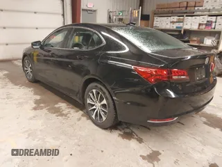 2015 Acura TLX with VIN 19UUB1F35FA023782, listed as a IAAI auction lot 41963193 with 152,651 mi miles. Bid and sale history available at carsss.com. Image 3.
