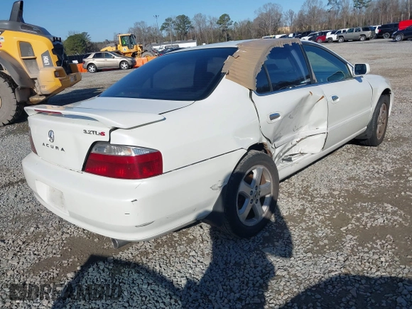 2002 Acura TL Type S with VIN 19UUA56822A021388, listed as a IAAI auction lot 41594710 with 261,920 mi miles. Bid and sale history available at carsss.com. Image 4.