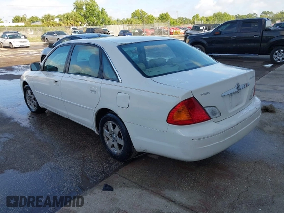 2000 Toyota Avalon XL with VIN 4T1BF28BXYU100079, listed as a IAAI auction lot 41925779 with 126,463 mi miles and . Bid and sale history available at DreamBid. Image 3.