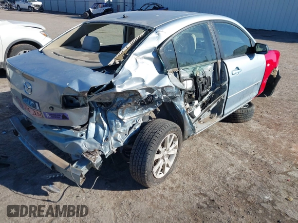 2007 Mazda Mazda3 i Sport with VIN JM1BK12F371683049, listed as a IAAI auction lot 41407019 with 169,716 mi miles. Bid and sale history available at carsss.com. Image 4.