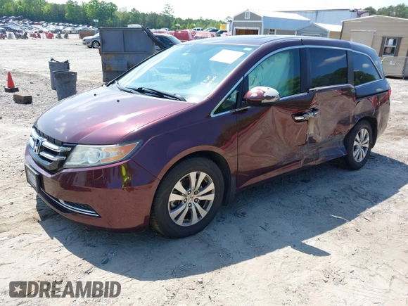 2014 Honda Odyssey EX-L z VIN 5FNRL5H64EB076088, wystawiony jako IAAI lot #42144781 z przebiegiem 174 135 mil mil oraz . Historia ofert i sprzedaży dostępna na DreamBid. Obrazek 16.