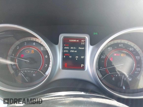 2018 Dodge Journey SE with VIN 3C4PDCAB5JT195635, listed as a IAAI auction lot 41987188 with 133,598 mi miles and . Bid and sale history available at DreamBid. Image 7.