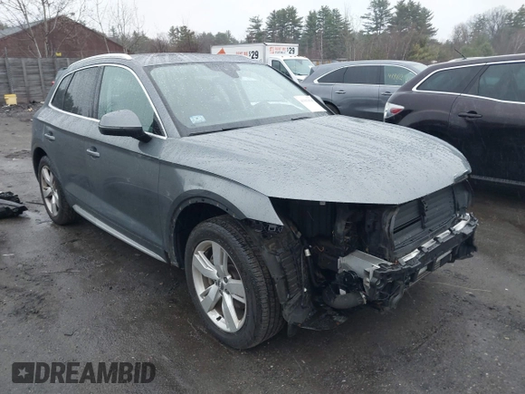 2018 Audi Q5 Premium Plus with VIN WA1BNAFY8J2087305, listed as a IAAI auction lot 41961830 with 128,163 mi miles. Bid and sale history available at carsss.com. Image 1.