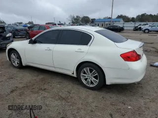 2011 Infiniti G25 x with VIN JN1DV6AR9BM651757, listed as a Copart auction lot 88304755 with 163,430 mi miles and Salvage Title. Bid and sale history available at DreamBid. Image 2.