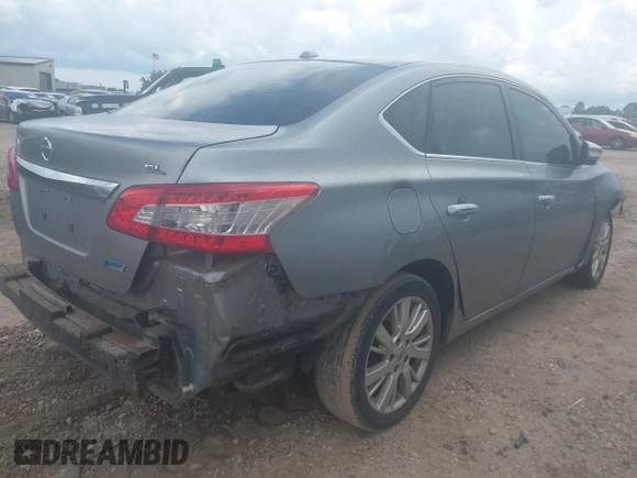 2014 Nissan Sentra SV with VIN 3N1AB7AP0EY274768, listed as a IAAI auction lot 42512925 with 184,584 mi miles and . Bid and sale history available at DreamBid. Image 4.