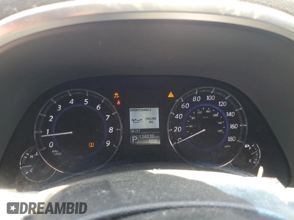 2017 Infiniti QX70 with VIN JN8CS1MU5HM141116, listed as a Copart auction lot 62124125 with 134,038 mi miles and Salvage title. Bid and sale history available at DreamBid. Image 9.