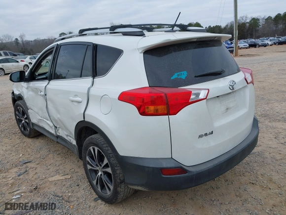 2015 Toyota RAV4 Limited with VIN 2T3YFREV2FW167829, listed as a IAAI auction lot 41504747 with 132,488 mi miles. Bid and sale history available at carsss.com. Image 3.