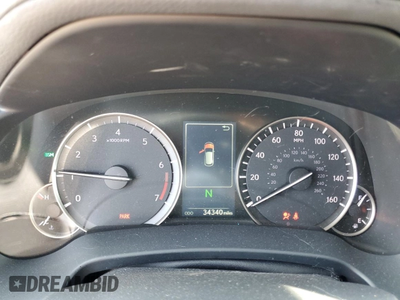 2022 Lexus RX 350 with VIN 2T2AZMDA5NC320167, listed as a Copart auction lot 66350895 with 34,340 mi miles and Salvage title. Bid and sale history available at DreamBid. Image 9.