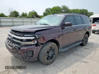 2024 Ford Expedition XLT with VIN 1FMJU1H88REA95895, listed as a Copart auction lot 58021865 with 4,403 mi miles and Salvage title. Bid and sale history available at DreamBid. Image 1.