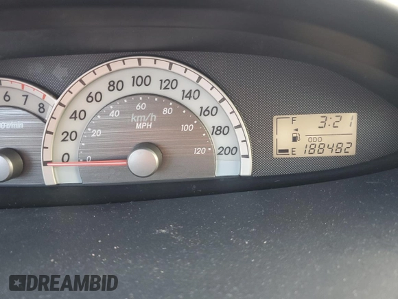 2008 Toyota Yaris with VIN JTDBT923581285506, listed as a Copart auction lot 81775244 with 188,482 mi miles and Salvage Title. Bid and sale history available at DreamBid. Image 9.